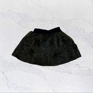 BNWT - Lilurain black and gold tutu with rosettes 4t